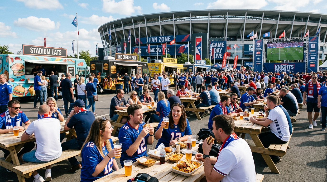 Fanzone und Foodtrucks